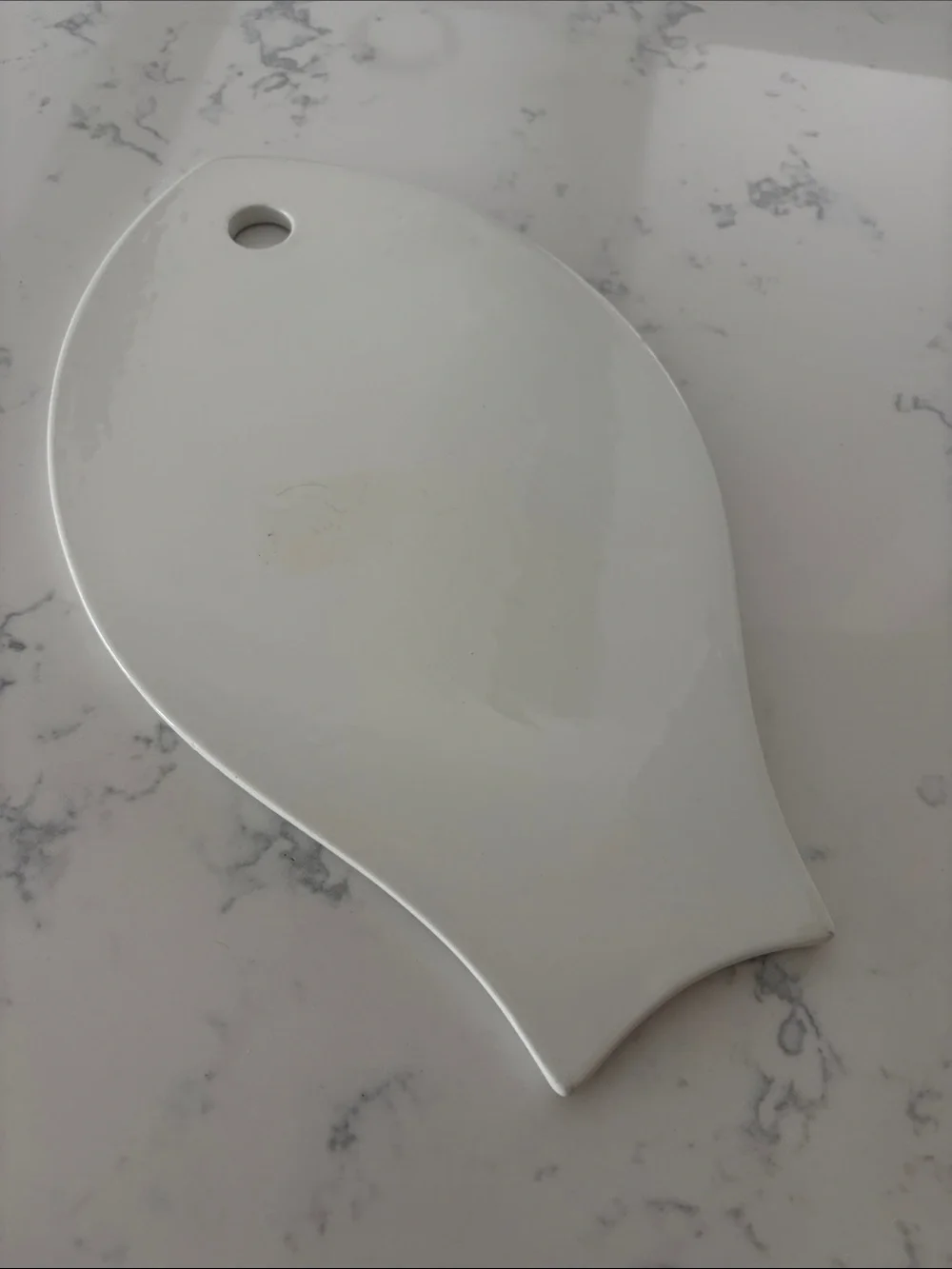 Mid Century Fish-Shaped Ceramic Serving Board